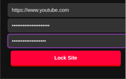 Website Locker :: Lock access to websites with a password.