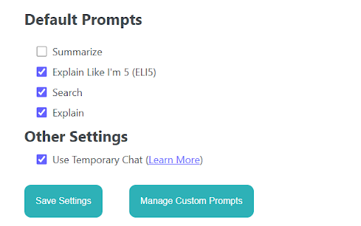 ChatGPT Context Menu :: Select text and send it to OpenAI ChatGPT. Prepend prompts to add instructions or search.