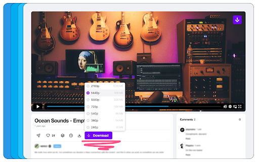 V Video Downloader PoVim :: Download tool for saving video from Vi video platform. Video Downloader saves any video to your PC in one click and best resolution