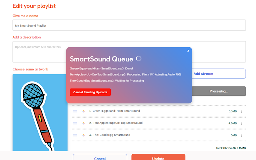 Yoto SmartSound :: Get a consistent volume level across all tracks for Yoto's MYO playlists.