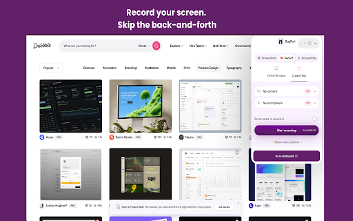 BugPort :: Capture bug reports with video, screenshots, logs, network metadata, and device information.