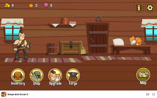 Senya And Oscar 2 - Adventure & Puzzle & Platform Game :: Embark on a vibrant duo adventure with puzzles and platforming in this browser game!