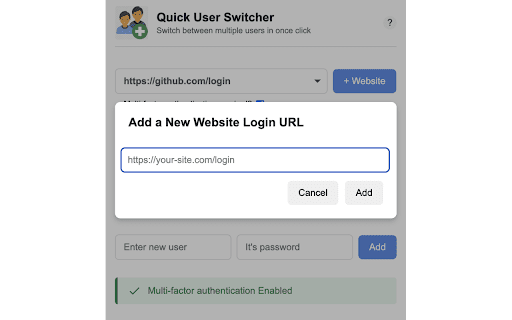 Quick User Switcher :: Switch between multiple users with one click