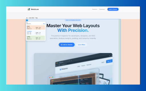 WebScale :: Analyze website layout, heading hierarchy, and images with precision. A premium tool for SEO, design, and CRO audits.