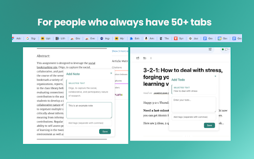 SpotNote :: Take quick notes and manage todos while browsing