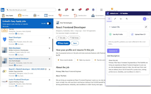 Zobsai :: ZobsAI automatically tailors your CV, writes personalized cover letters, and applies tohundreds of jobs daily.