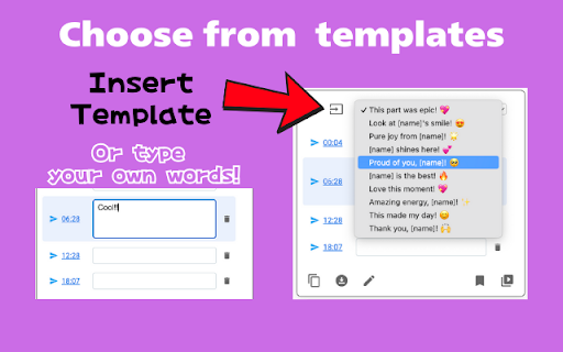 推しメモシェア-OshiMemo Share|YouTube Notes & Timestamped Templates :: YouTube timestamped notes and template insertion tool for fan activities(推し活), video corrections, and more!