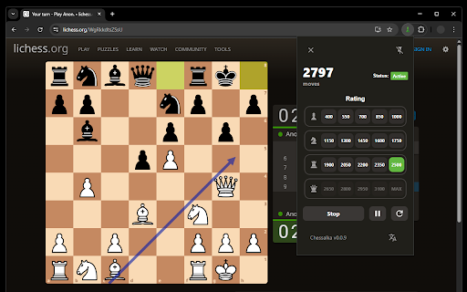 Chessalka :: A chess analysis bot for browser-based chess games