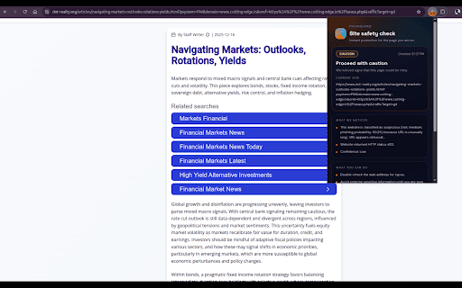 PhishGuard Realtime Scanner :: Detect phishing websites in real time before you trust them.