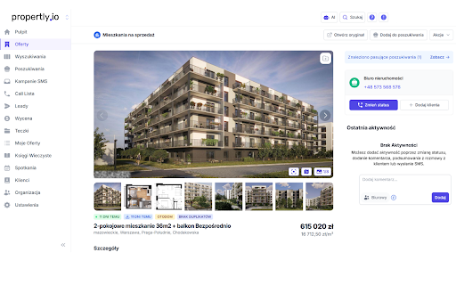 propertly.io :: Dodatek do przeglądarki dla agentów korzystających z propertly.io.