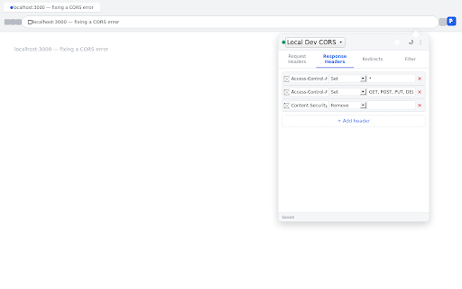 Lazy Header Editor - Modify HTTP Headers :: Add, modify, and remove HTTP request and response headers, redirect URLs, and manage multiple header profiles.