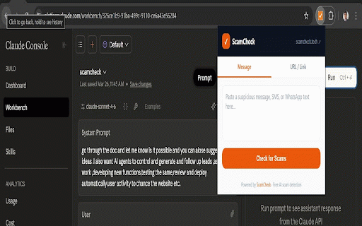ScamCheck — AI Scam Detector :: Instantly check if a message, link, or text is a scam. Powered by AI. Free.