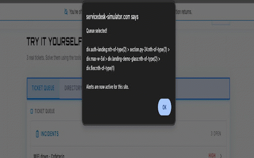 Ticket Queue Alert :: Plays a sound and shows a notification when new tickets appear in your queue.