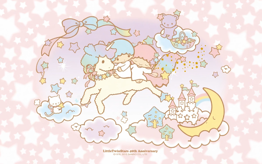 Little Twin Stars Cute Unicorn Live Wallpaper Sanrio :: Transform your new tab with adorable Little Twin Stars and cute unicorns in stunning HD live wallpapers from Sanrio!