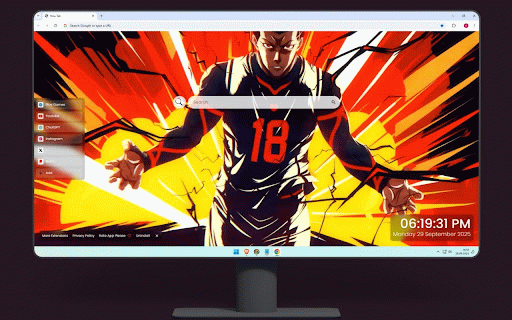 Shouei Barou Blue Lock Live Wallpaper :: Shouei Barou unleashing explosive power with dynamic red and yellow energy burst effects.