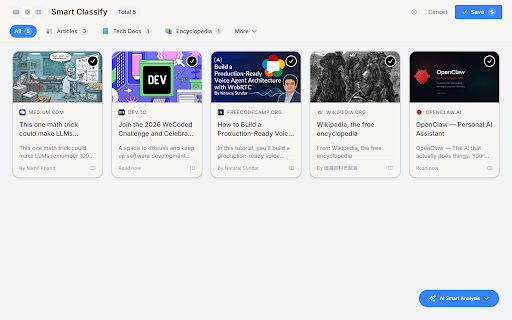 PageSpark | AI Tab Manager & Notion Sync :: One-click save, AI auto-classify, smart summarize, seamless Notion sync - the ultimate tab management tool