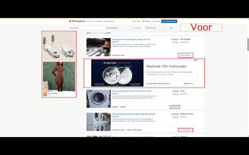 Cleanplaats - Marktplaats zonder spam :: Zelf in de hand wat je wel én niet wil zien op Marktplaats door te filteren