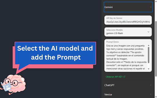 Solucionador de Exámenes AI :: Resuelve exámenes online con IA,Captura preguntas de opción múltiple y obten respuestas correctas