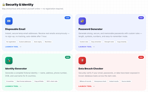 DisposeMail — Instant Temp Email :: Generate a disposable email address instantly. Protect your real inbox from spam and data breaches.