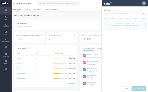 Keka Hire :: Keka hire sourcing extension