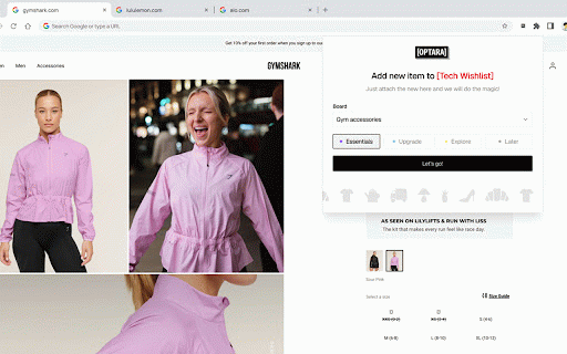 Optara :: One wishlist for every store on the internet. Save products to boards from any site.