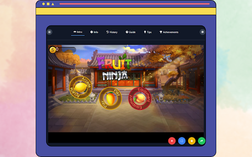 Fruit Ninja Unblocked Game :: Play Fruit Ninja Unblocked Game on chrome extension