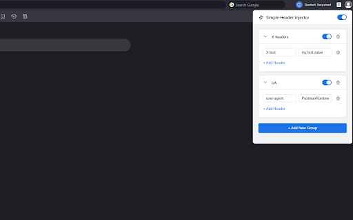 Simple HTTP Headers Injector :: Adds custom headers to requests
