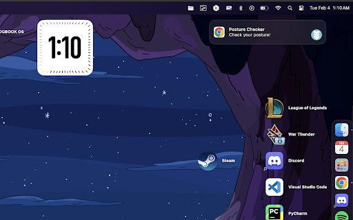 Posture Checker :: A posture reminder extension that helps you maintain good posture with periodic notifications