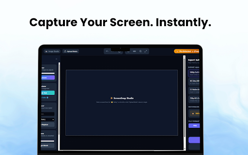 ScreenShot & Screen Recorder :: Capture visible area, full-page scrolling screenshots, crop selected areas, and record screen/tab video with audio.