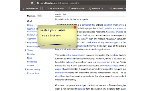 Sticky Notes Everywhere v2.0 :: Place sticky notes anywhere on a webpage and pin them exactly to where you left them.