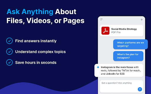 Summarize AI :: Try Summarize AI to get a text simplifier, AI YouTube video summarizer, chat with pdf & doc, and summarize web pages—all in one app!