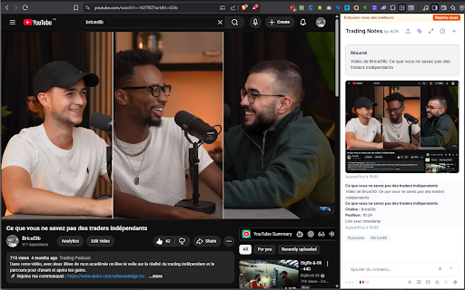 Trading Notes by AOKnowledge :: Ne perdez plus jamais une analyse. Capturez vos insights trading en 1 clic avec screenshot et résumé auto.