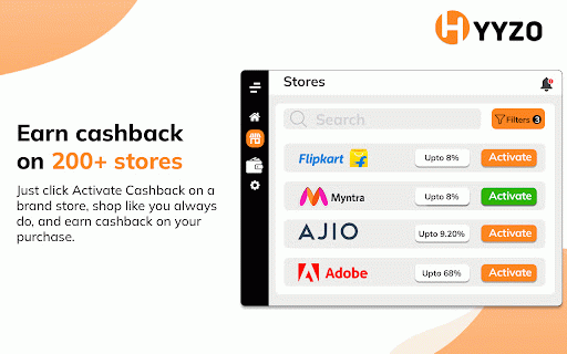 Hyyzo: Cashback on Every Purchase :: Get cashback for shopping online with Hyyzo!