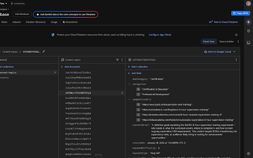 Firestore JSON Copier :: Copy Firestore documents as JSON with one click