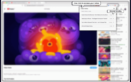 Video Notes — Timestamped YouTube Notes :: Take notes while watching youtube videos.