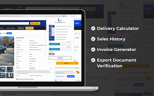 الحوت الأزرق :: Business tools for Copart, IAAI and Manheim auctions; Manheim access uses a U.S. proxy for Manheim traffic only.