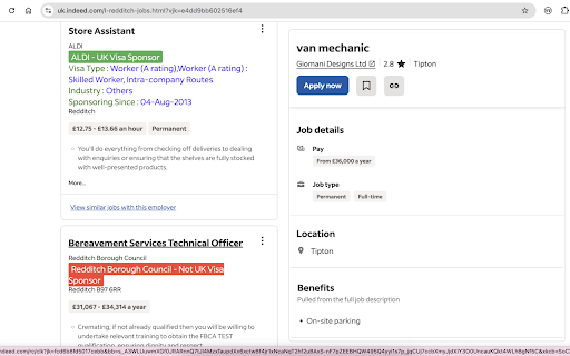 UK Work Sponsors - Visa Tracker (AI powered) :: Track Tier 2 General/Skilled worker UK visa jobs, highlight opportunities, and get AI-powered job recommendations.