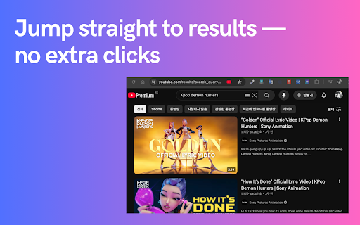 Jump to Search :: A search helper that allows users to instantly jump to search pages of selected websites
