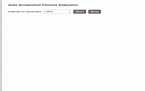 Auto Screenshot Extension :: Takes a screenshot every 5 seconds