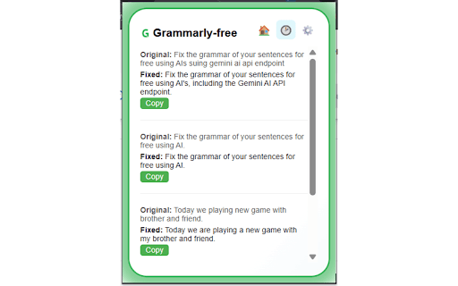 Grammarly-free :: Fix the grammar of your sentences for free using AI.