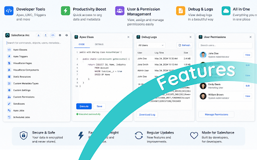 Salesforce Arc tools :: Powerful Salesforce development tools for inspecting data, metadata, and debugging.