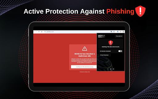 NOVA AI Detector :: Scan, verify and neutralize malicious sites, phishing threats and potential scams.