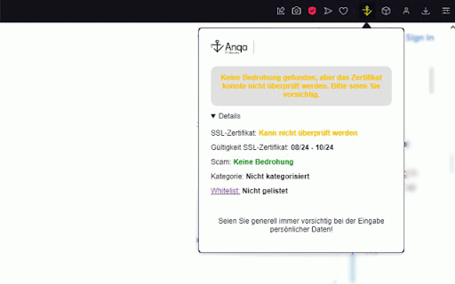 Anqa Detector :: Phishing Detector