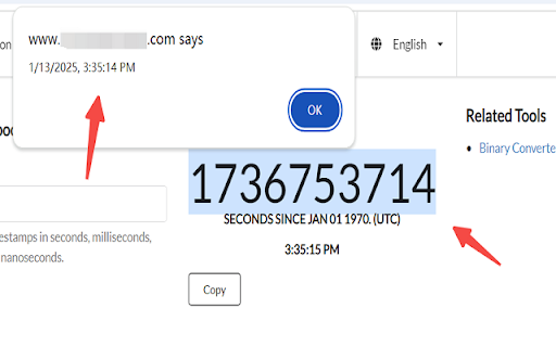 Timestamp to Readable Time :: Convert timestamp to readable time in real-time.