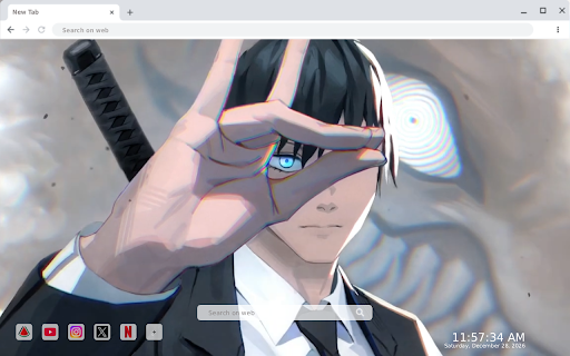 Chainsaw Man Live Wallpaper :: Transform your new tab with stunning Chainsaw Man live HD wallpapers, adding an explosive touch to your browsing experience.