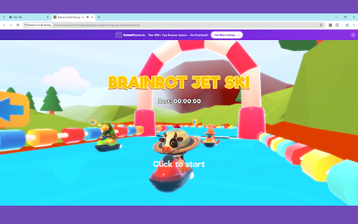 Brainrot Jet Ski Racing :: Fast jet ski racing game. Dodge waves, hit checkpoints, and beat your rivals to the finish. Free and instant, right in your browser.