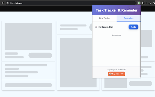 Time Tracker & Reminder :: Extension for reminders and project time tracking