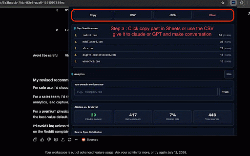 Fanout Queries Extractor – ChatGPT & Claude Citations :: Extract cited URLs and fan-out queries from ChatGPT & Claude conversations. 100% local — no data leaves your browser.