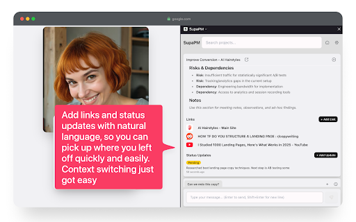 SupaPM :: AI-powered product management assistant with context-aware chat