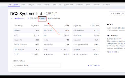 Screener.in to TradingView :: Adds TradingView chart buttons to Screener.in stock and list pages.